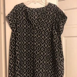 Diamond pattern women’s blouse
